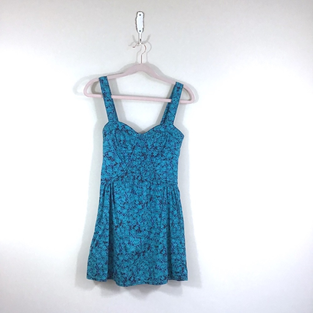 Free People blue floral dress - Picture 2 of 3